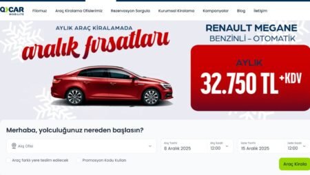 İstanbul Havalimanı Araç Kiralama – qcar.com.tr