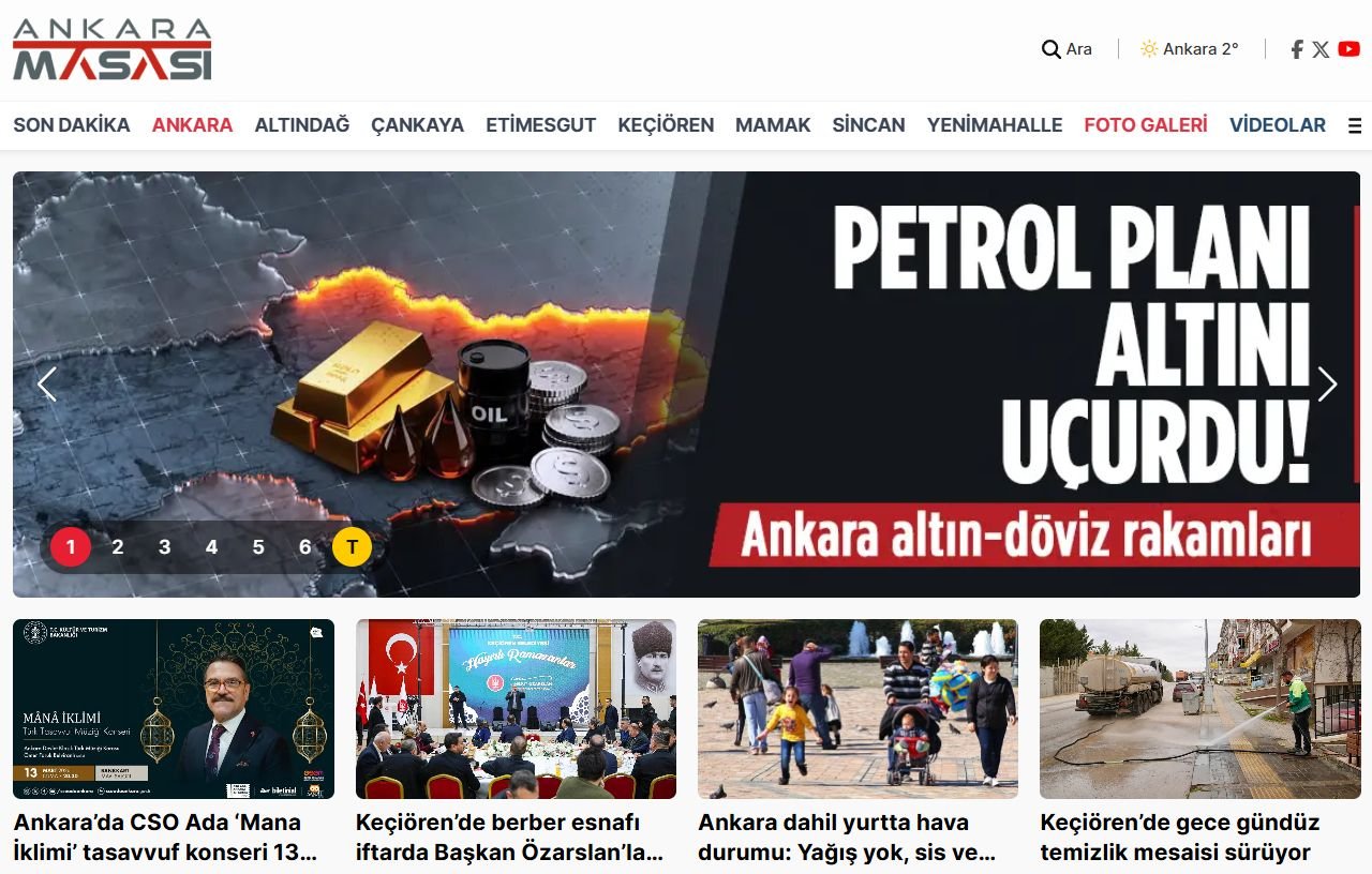 Ankara Son Dakika - www.ankaramasasi.com.tr